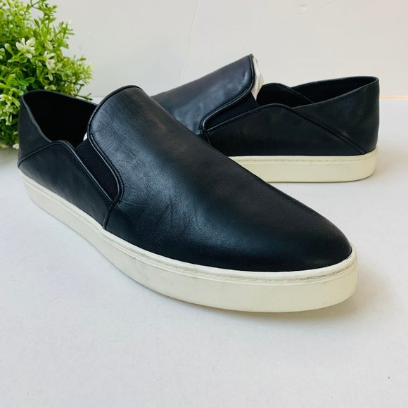 vince garvey black leather